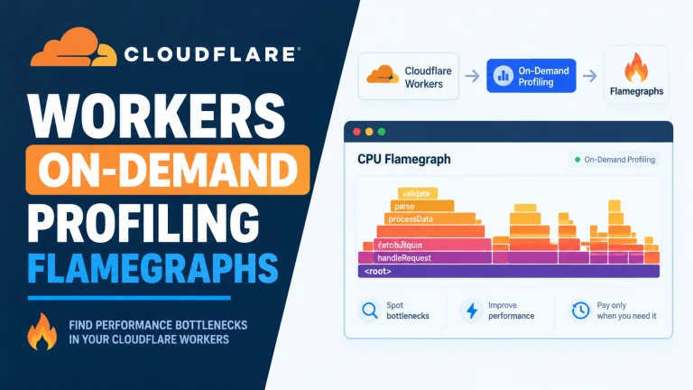 Cloudflare Workers Now Has On-Demand Profiling